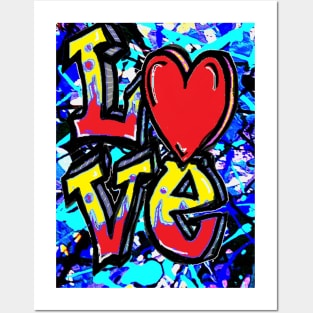 Graffiti Heart 1 Posters and Art